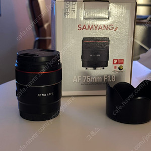 삼양 75mm f1.8 소니 FE 마운트