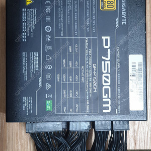 풀 모듈러 750w 기가바이트 P750GM 무상남음 무료배송