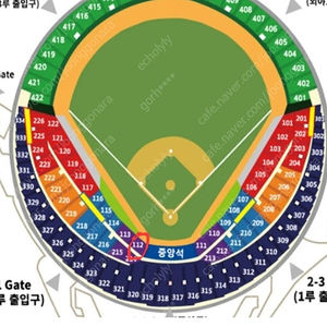 6월 1일(토) 두산 vs LG [익사이팅존 1루 1열 2연석] 양도 합니다.