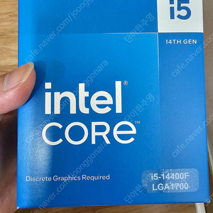 인텔 코어i5-14세대 14400F (랩터레이크 리프레시) 미개봉정품팝니다