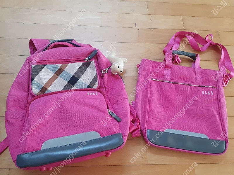 닥스 여아 초등학생 저학년 초등 책가방 보조가방 +흔한남매 큐카드 무비슬레이트