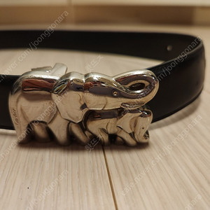 까르띠에 정품 코끼리은장벨트
