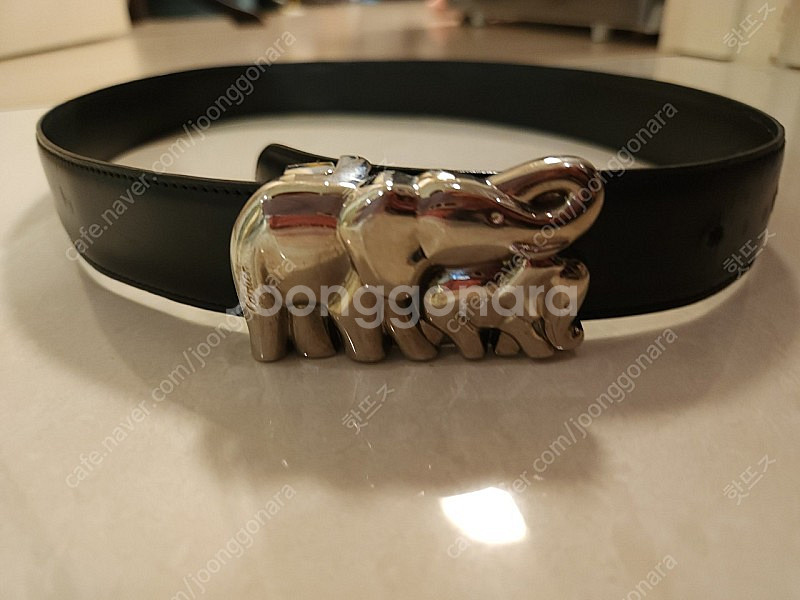 까르띠에 정품 코끼리은장벨트--2