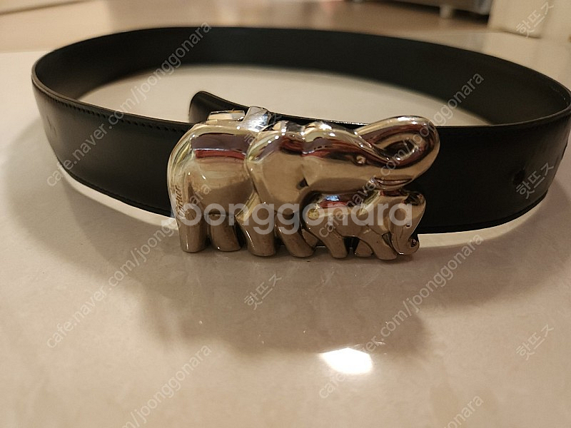 까르띠에 정품 코끼리은장벨트--3