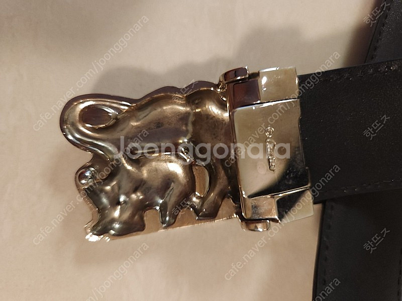 까르띠에 정품 코끼리은장벨트--5