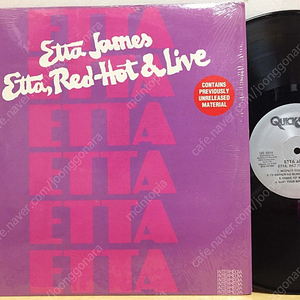 LP ; etta james - etta, red hot & live 에타 제임스 여성 블루스 음반 blues