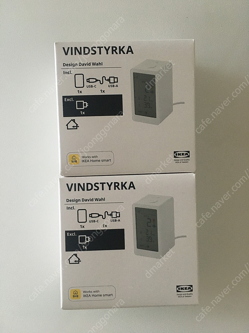 이케아 공기질 측정 센서 VINDSTYRKA 빈스튀르카 미개봉 새상품 공기청정기 스마트홈