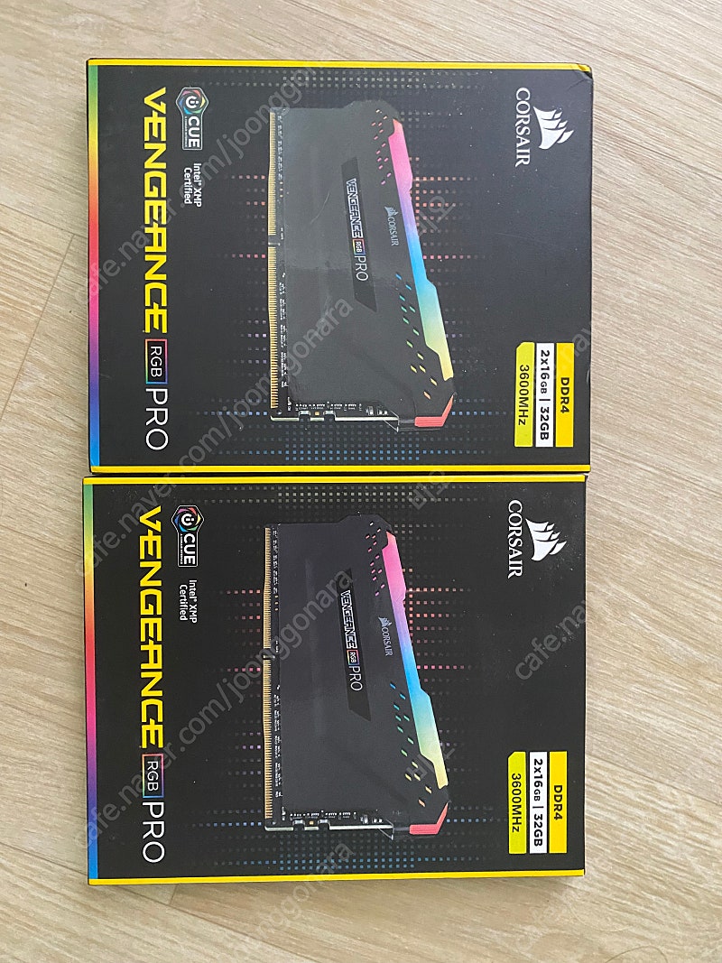 커세어벤전스램 ddr4 3600 rgb pro16gb