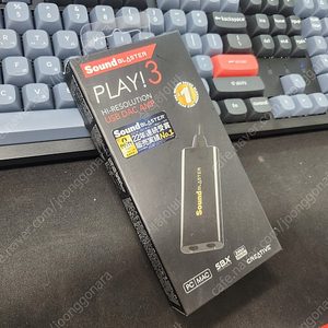 사운드블래스터 SoundBlaster PLAY! 3 / USB DAC AMP / 미개봉 신품 > 금액인하!! 2만원