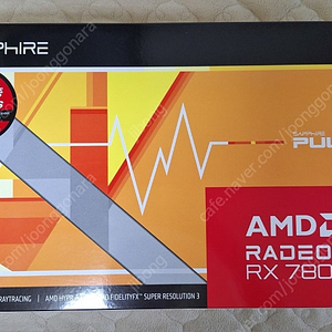 SAPPHIRE 라데온 RX 7800 XT PULSE D6 16GB