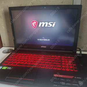 Rtx 2060 MSI GL63 8SE 게이밍노트북