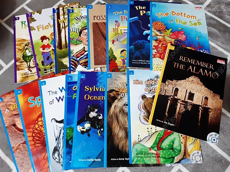 아동 원서 영어 리딩책 Rainbow Readers 전16권 cd포함 택포