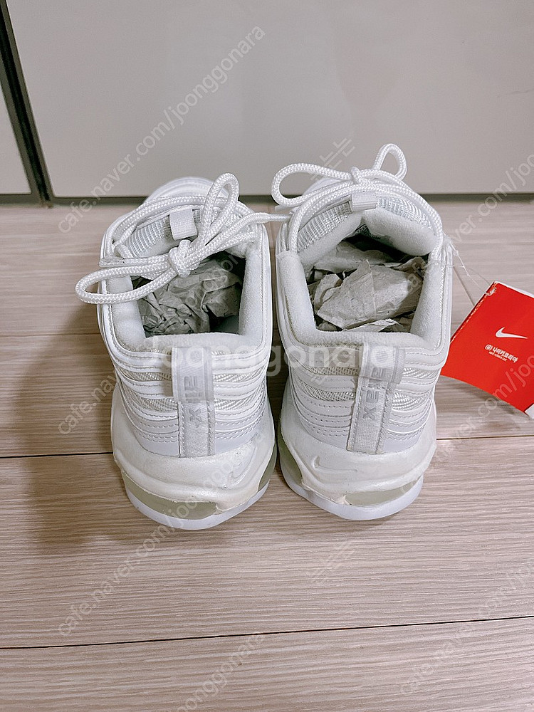 나이키 맥스97 트리플화이트 230--1