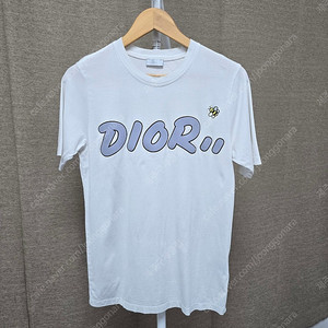 디올 카우스 남자 로고 반팔 티셔츠 화이트(S)