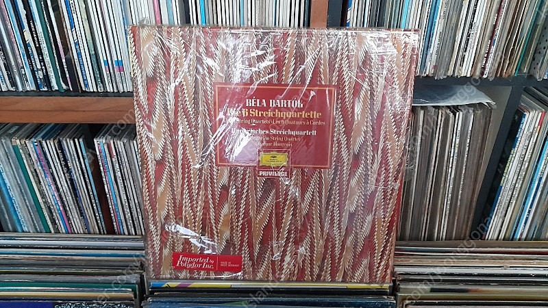 LP - Bela Bartok 바르톡 - Die 6 Streichquartette. 6개의 현악 사중주곡 3LP BOX (미개봉,미사용)