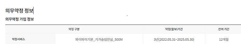 LG 인터넷 양도(12개월 남음), 5만원 지원