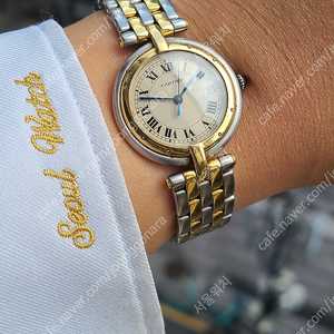 [정품] 까르띠에 원형 팬더 18K 콤비 데이트 LM 라지 (Cartier Panthere Date Two-Tone LM)