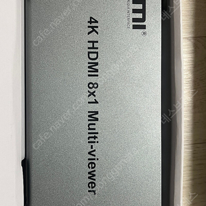 4K HDMI 멀티 뷰어 8X1 / US PLUG