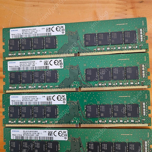 삼성 ddr4 3200 32G 램 4장 총 128G 판매합니다