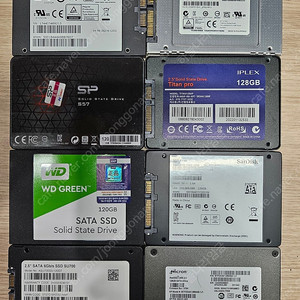 경남 창원 SSD 120G 128G . 일괄 8개