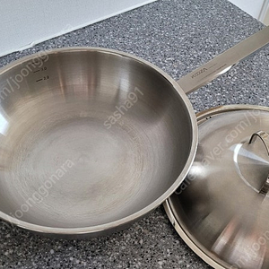 쿠자 웍 스텐 궁중팬 kooza coppercore stainless steel wok 28cm