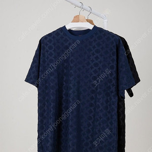 루이비통 남성 엠부시 모노그램 자카드 크루넥 티셔츠