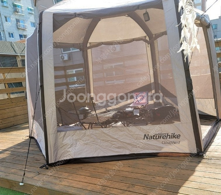 네이처하이크 육각돔 에어텐트 쉘터--1