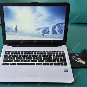 HP TPN-C125 노트북 컴퓨터 i3-6006u, 4GB, 120GB SSD, 15.6" FHD, HD520, DVD-RW (배터리 테스트 추가)