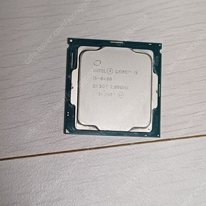 인텔 I5 8400 CPU 8세대 CPU 팝니다.