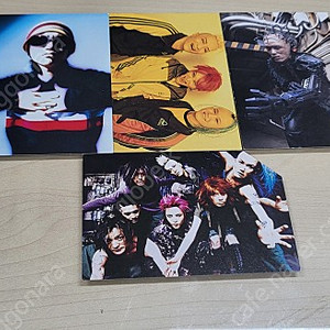 X JAPAN(엑스재팬)정품굿즈 히데(괴인카드4장),클리어파일(6장) 굿즈 일괄10000원 판매
