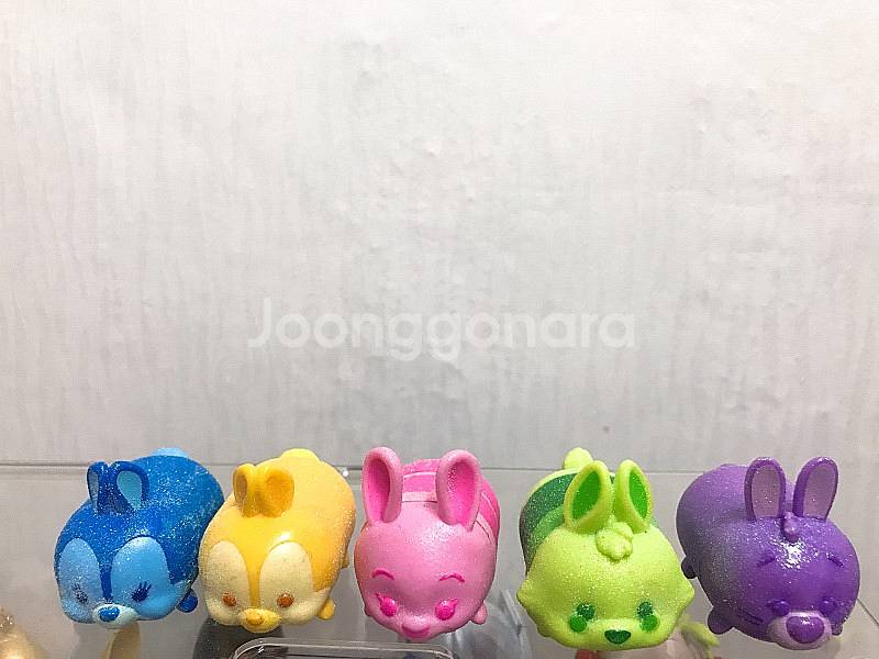 디즈니 썸썸 글리터 토끼 피규어 5종 일괄--1