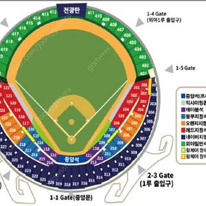 6월 1일(토) 두산 vs LG [익사이팅존 1루 1열 2연석] 양도 합니다.