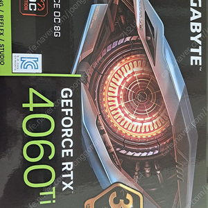 기가바이트 GEFORCE RTX 4060Ti 8gb 미개봉