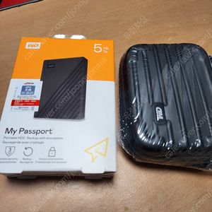 Western Digital WD NEW My Passport Gen3 5TB 블랙 팝니다.(미개봉)