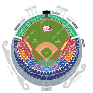 5월 31일 (금) 두산베어스 vs LG트윈스 3루 네이비 2연석 양도