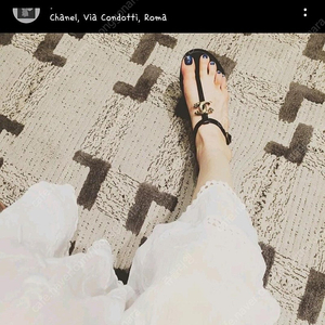 CHANEL 샤넬 FLIP FLOP 샤넬 CC로고 샌들