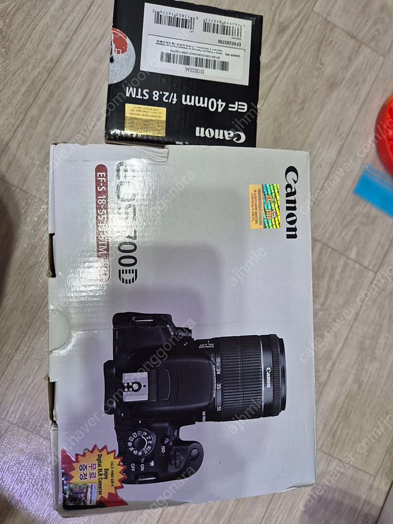 캐논 700D + 40mm 렌즈