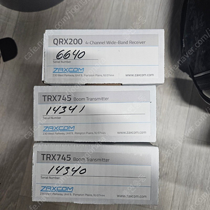 작스컴(zaxcom) qrx200 trx745 판매합니다