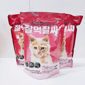 [리퍼] 로반 잘먹잘싸 황금변 고양이 사료 피부/모질 2kg 3개 연어