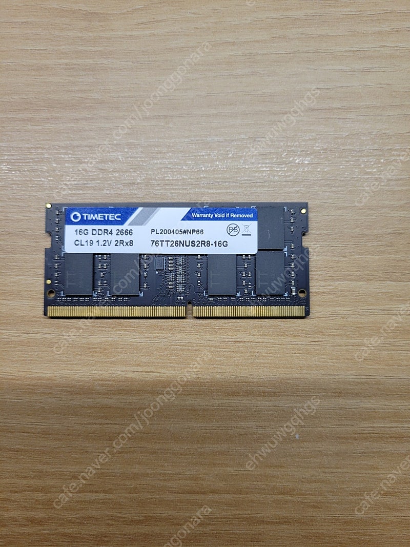 노트북용 DDR4 2666MHz 16GB 램 팝니다