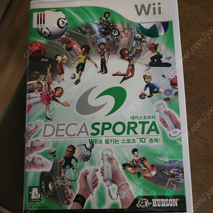 닌텐도 위 wii 정품 데카스포르타 DECA SPORTA CD 판매합니다.