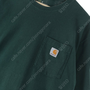 (M-L) 칼하트 반팔 티셔츠 사용감 그린 아메카지