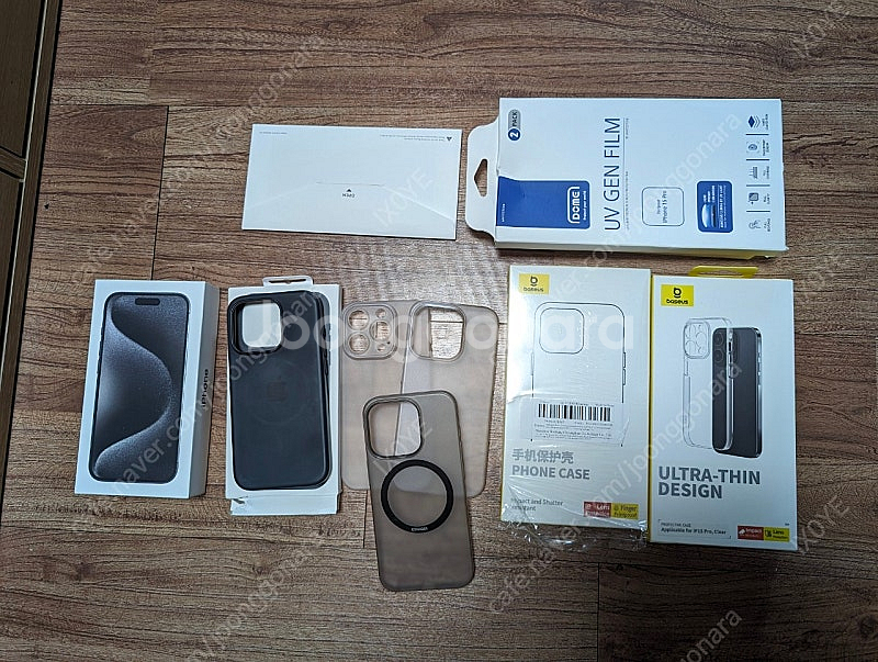 아이폰 프로 15 256 + 케이스 밑 필름 다수--1