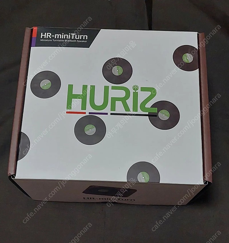 휴라이즈 휴대용 턴테이블 블루투스 스피커 HR-miniTurn