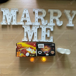 Marry me LED / LED 캔들 24pcs 5SET / 투명컵 95EA 일괄 판매합니다.