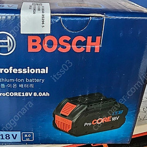 보쉬 proCORE 프로코어 18V 8.0ah 미개봉 배터리판매합니다.