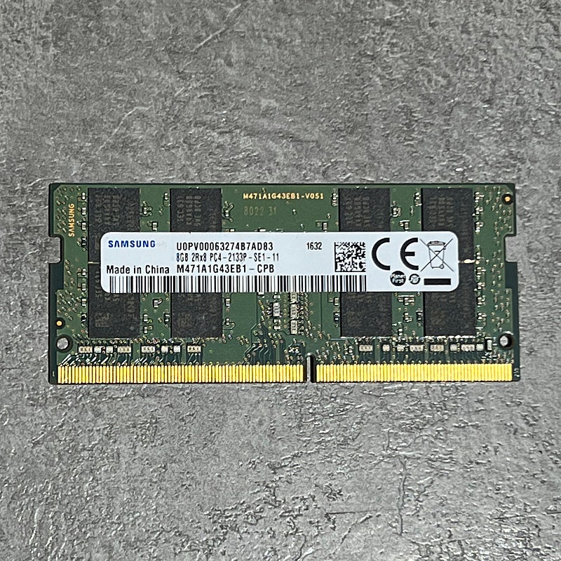 노트북 램 / DDR4 / 8GB / 삼성 / 2133P / PC4-17000 / 택포