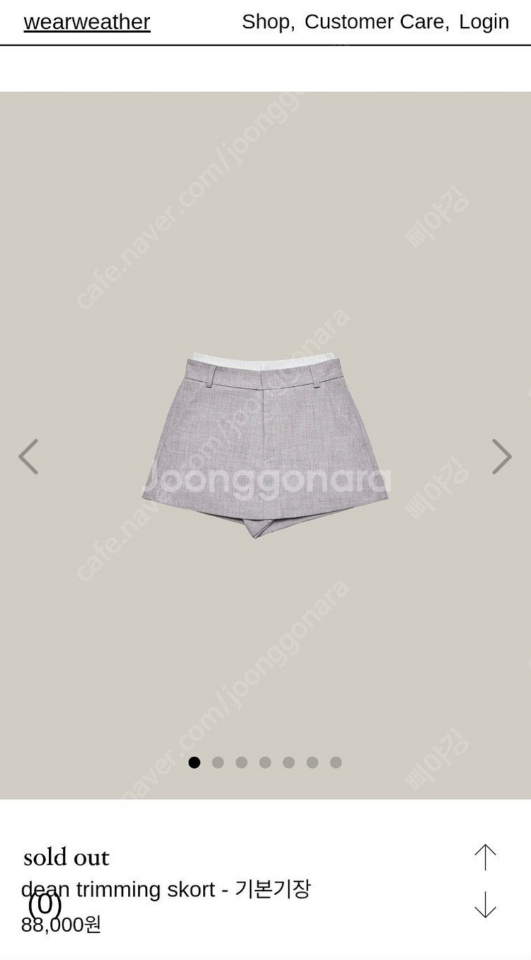 웨어웨더 딘트리밍 스코트 m 기본기장--0