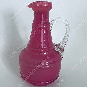 독일 빈티지 오팔린 글라스 화병 오팔글라스 핑크 컬러 꽃병 앤틱 엔틱 소품