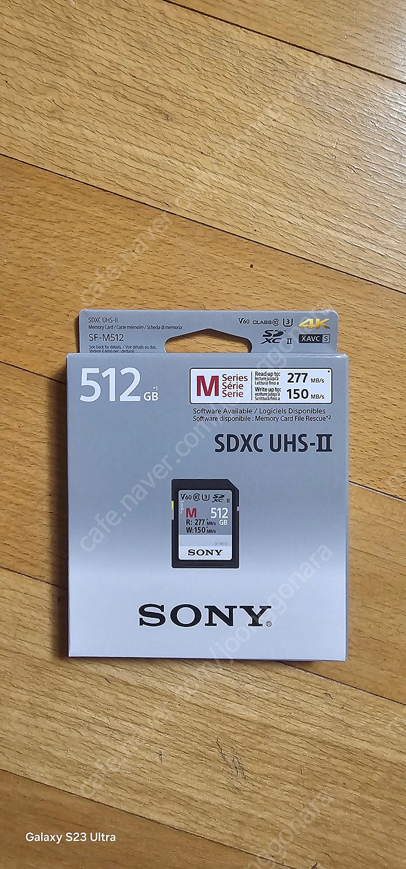 소니 정품 SF-M 512 SD카드